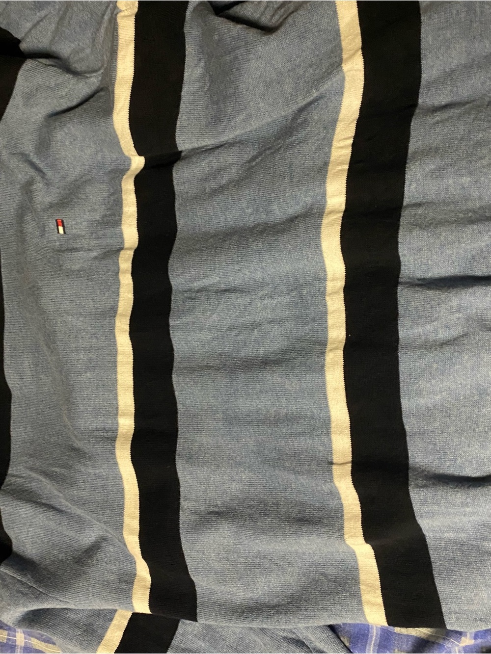 Tommy Hilfiger Blue Striped Sweater